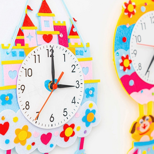 281 펠트 벽걸이 시계만들기