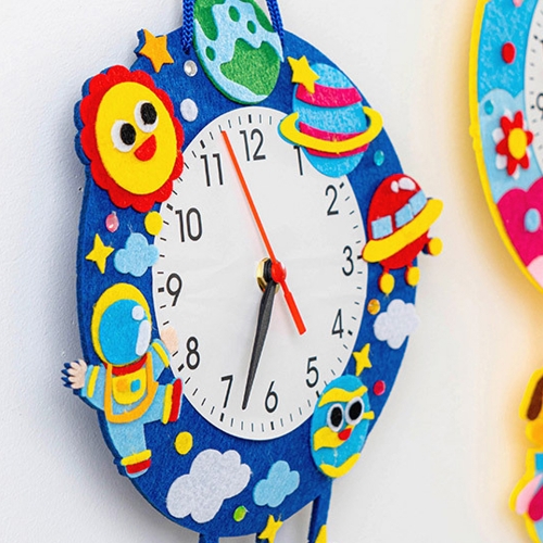 281 펠트 벽걸이 시계만들기