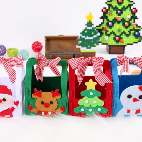 크리스마스 펠트 바구니 만들기