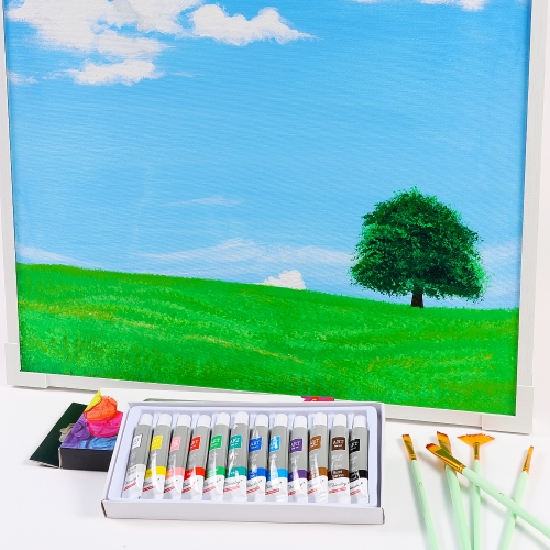 아크릴 물감 12색 세트 12ml