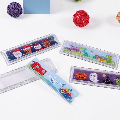 보석십자수 자 만들기 공간자 15cm