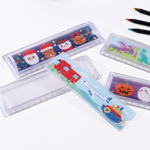 보석십자수 자 만들기 공간자 15cm