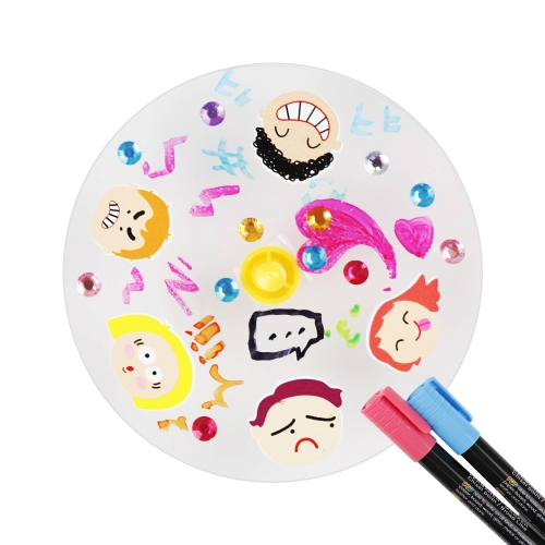 메이크문구 DIY656 투명팽이만들기 감정표현