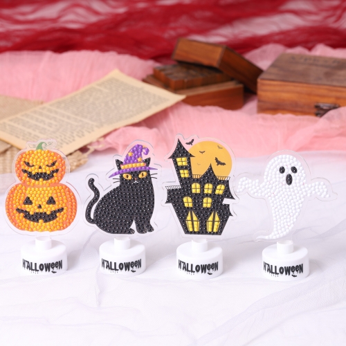 할로윈 보석십자수 무드등