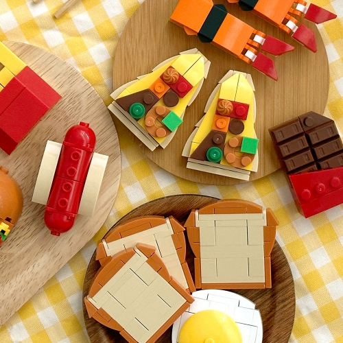 패스트푸드 랜덤 블럭(1500원X24개)