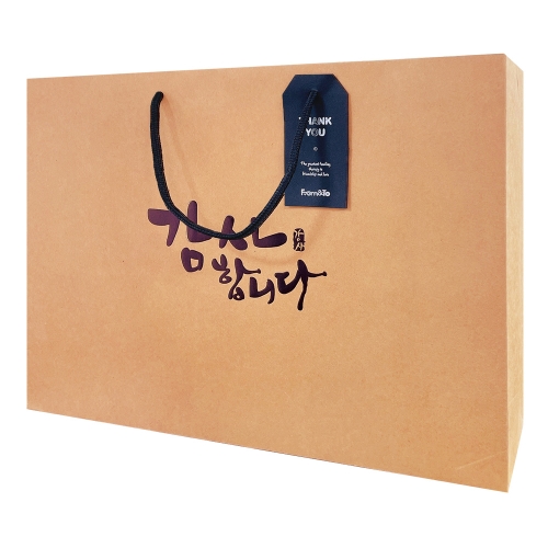 감사 직사각 쇼핑백 (가로/대) 40x30x12 (10매)