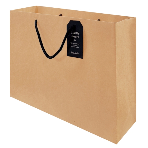 무지 직사각 쇼핑백 (가로/대) 40x30x12 (10매)