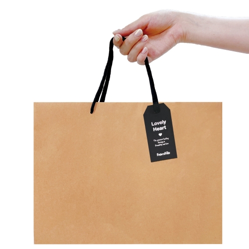 무지 직사각 쇼핑백 (가로/대) 40x30x12 (10매)