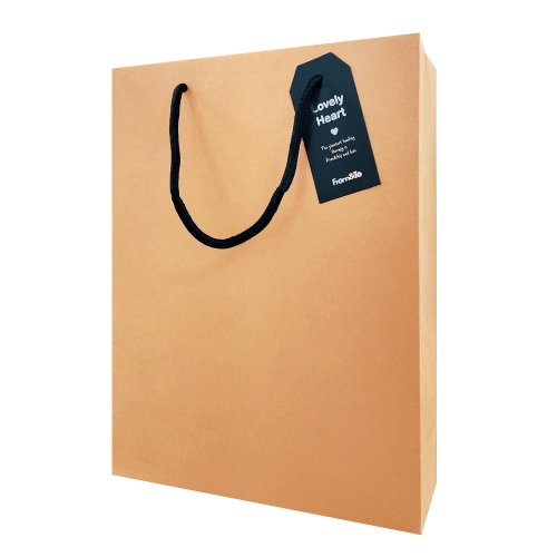 무지 직사각 쇼핑백 (세로/중) 26x34x11 (10매)