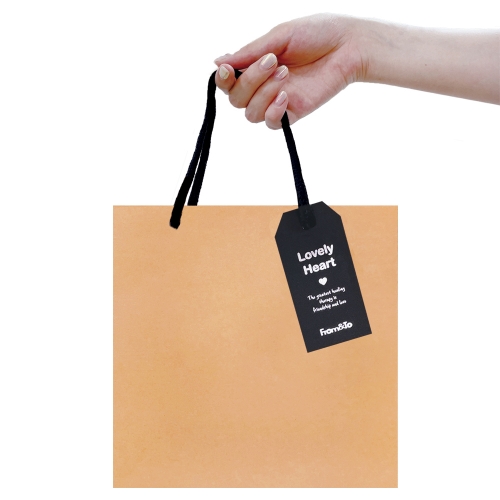 무지 정사각 쇼핑백 (소) 20x20x8 (10매)