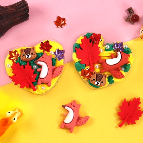 [하하당] 가을 데코덴 투명 스마트톡