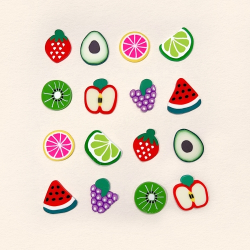 [탑키드] 과일 폴리머 클레이 비즈 (20개 1세트)