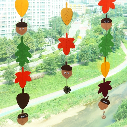 가을 나뭇잎 펠트모빌
