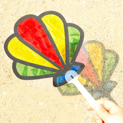 메이크문구 DIY663 썬캐쳐만들기 조개부채