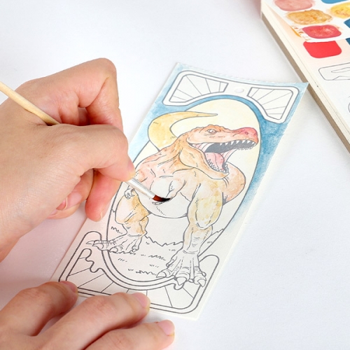 [리틀호안미로]물감색칠놀이 공룡어드벤처(95263)