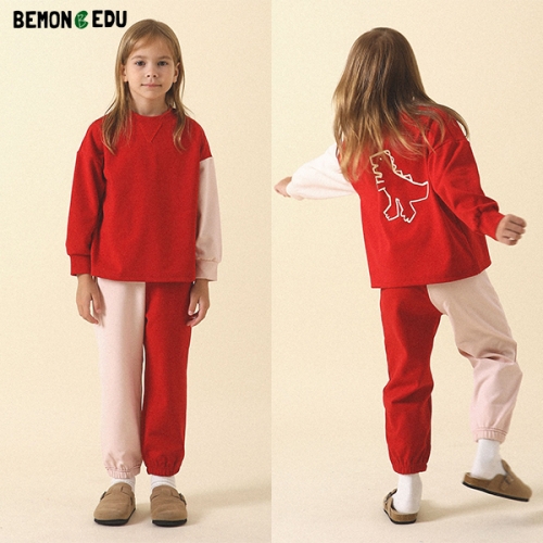 [선물박스] [신규런칭] 베몽에듀 동복 활동복 세트 디노 반전 셋업