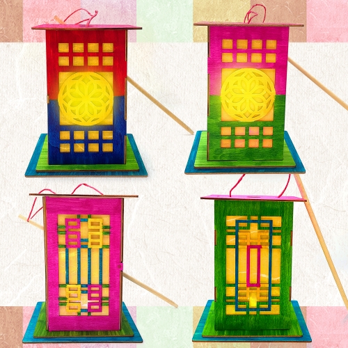 LED 나무 전통등 만들기