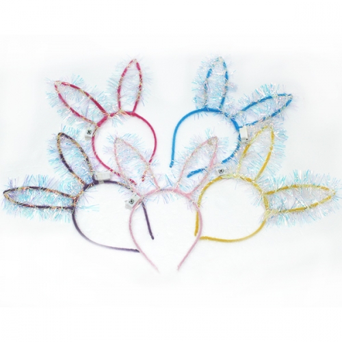 LED 토끼 머리띠_파티 소품