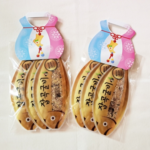 (색동손잡이) 잡곡굴비2개/잡곡굴비3개_1세트_ 답례품 무료라벨지