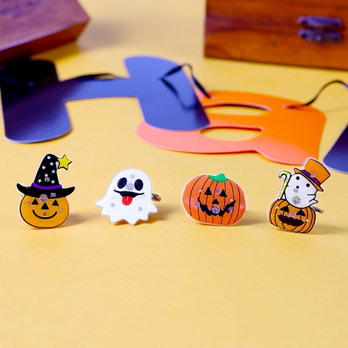 할로윈 LED 브로치 4종