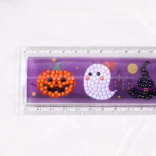 보석십자수 자 만들기 할로윈 공간자 15cm