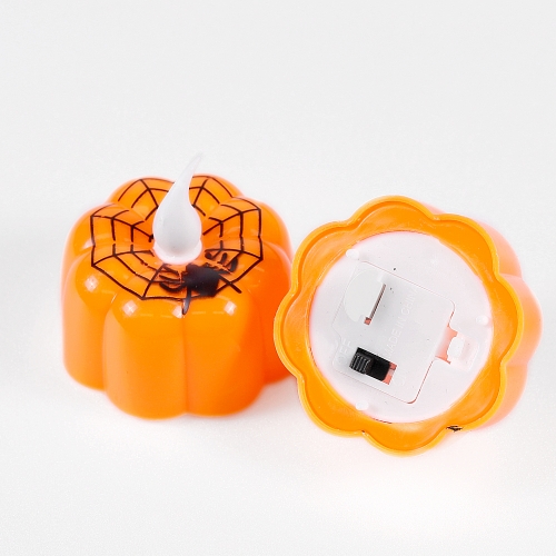 할로윈 LED 호박 초 12개입