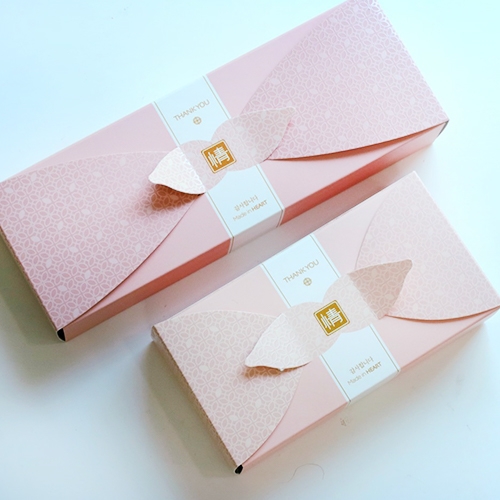 [답례품] 과일쌀강정 종이보자기 선물세트