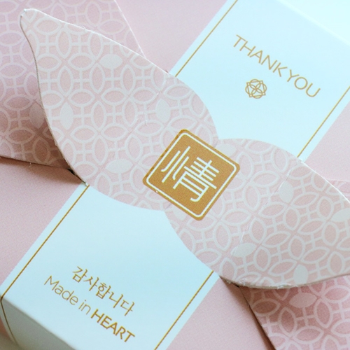 [답례품] 과일쌀강정 종이보자기 선물세트