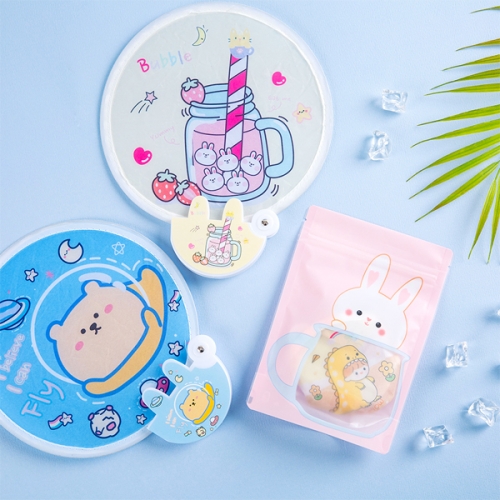 [구디백]접이식 부채 선물 간식 운동회 소풍 (티컵) G_GI0083