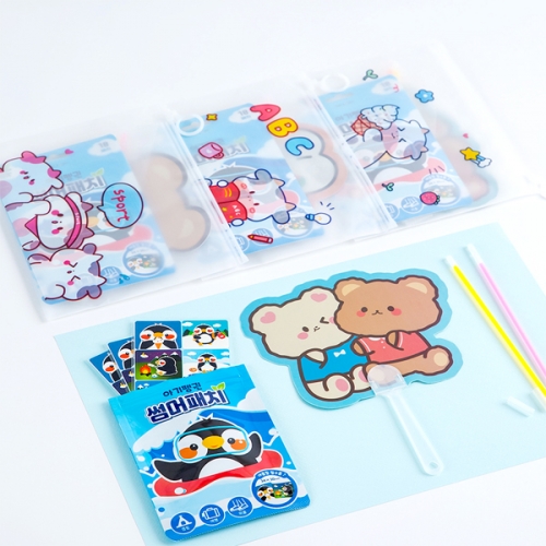 [구디백]키즈 썸머 파우치 물놀이 소풍 선물 (고리파우치) G_GI0085