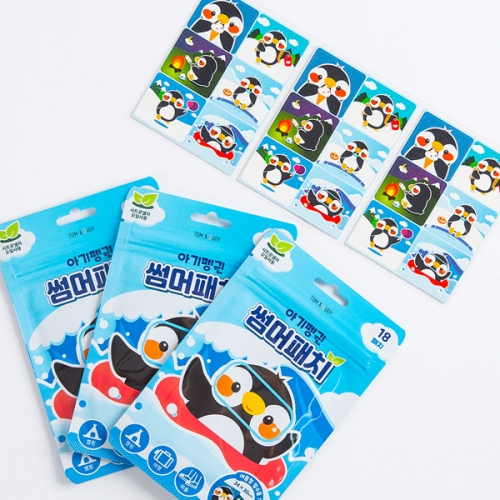 [구디백]키즈 썸머 파우치 물놀이 소풍 선물 (고리파우치) G_GI0085