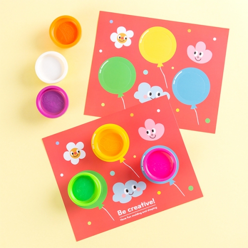 [구디백]플레이도우 상상 플러스 선물 (3구 페이퍼) G_GI0087