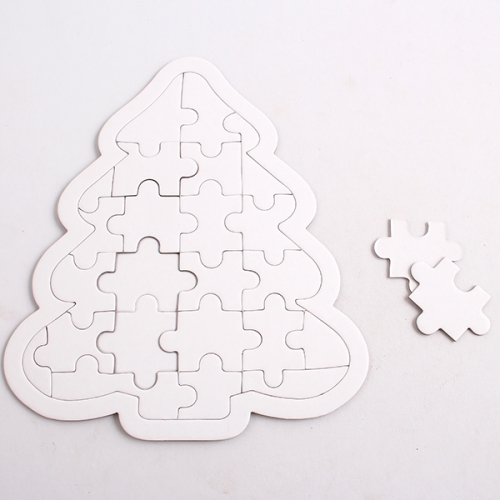 종이퍼즐 무지 나무 낱개 교육 조각판 도형 동물 퍼즐 미술 놀이 만들기 재료