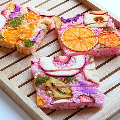 [답례품] 과일쌀강정 선물세트 미드사이즈 18개입