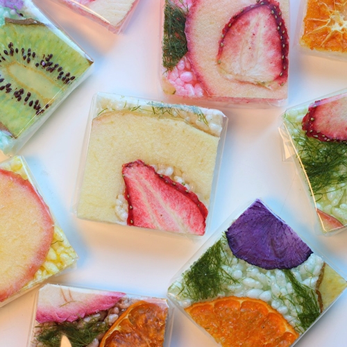 [답례품] 과일쌀강정 ps팔레트 2호(4개입)