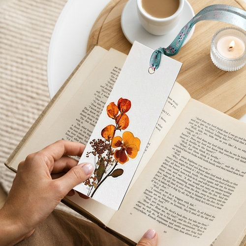 [탑키드] 만들기 압화 스티커 책갈피 10개 (1set)