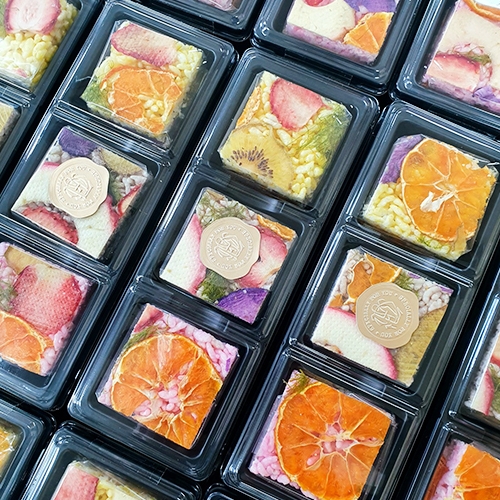 [답례품] 과일쌀강정 ps팔레트 3호(6개입)