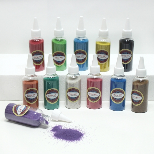 스톤아트_석분 100g 단품_12색