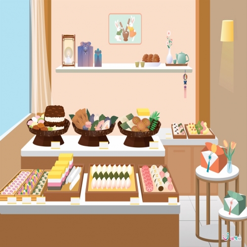 [리틀빅키즈] 떡가게3 무대배경