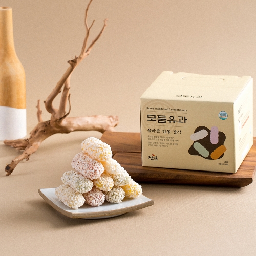 정일품 모둠유과+손잡이가방 (180g) 설날 추석 명절선물