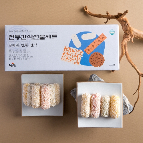 정일품 모둠유과+손잡이가방 (180g) 설날 추석 명절선물