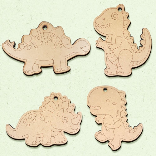 [탑키드] 공룡 친구들 우드 팬던트