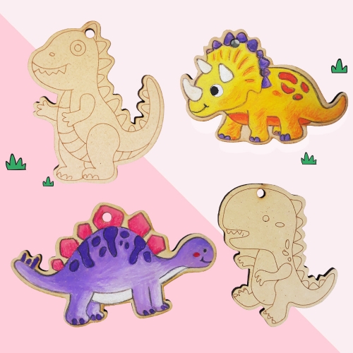 [탑키드] 공룡 친구들 우드 팬던트