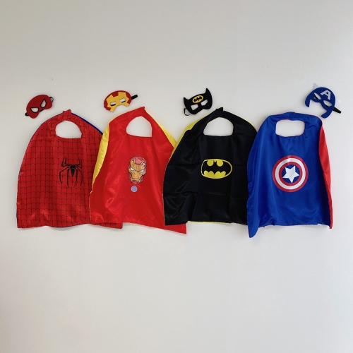 히어로 가면 망토 코스튬 2종세트 4종 선택구매 생일 할로윈