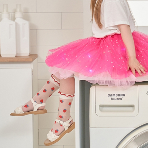 유아 과일시스루 양말 5종 선택구매 여름양말 여아 스타킹 선물