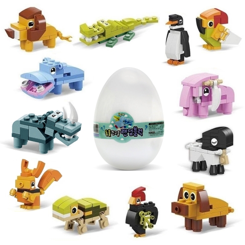 동물친구들 랜덤블럭(1000원X24개)