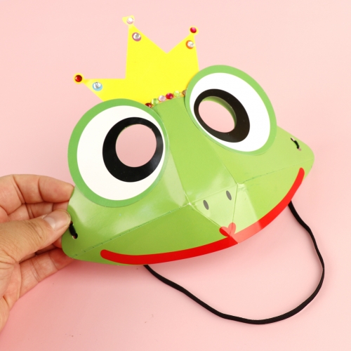 메이크문구 DIY641 종이입체가면만들기 개구리