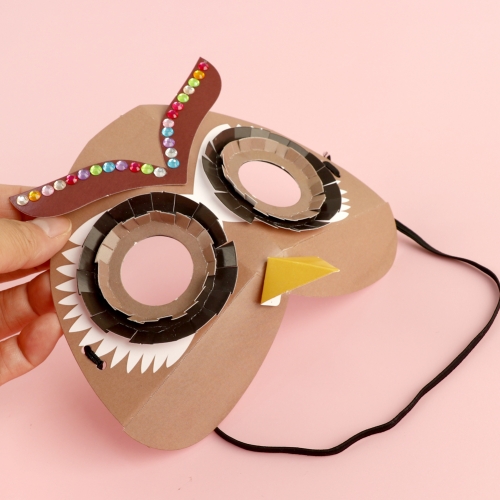 메이크문구 DIY646 종이입체가면만들기 부엉이