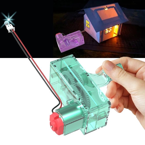 폐품재활용 자가손발전기 LED하우스만들기