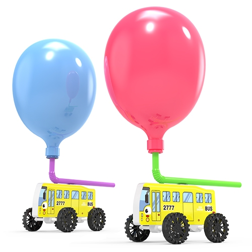 풍선자동차 뿡뿡 버스